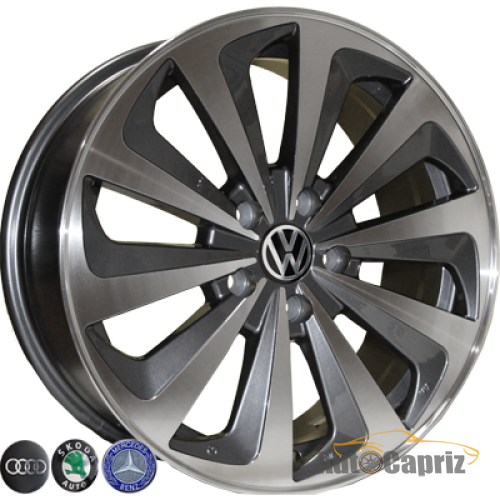 Диски Replica Volkswagen 7321 EP R18 W8.0 PCD5x112 ET43 DIA66.6  